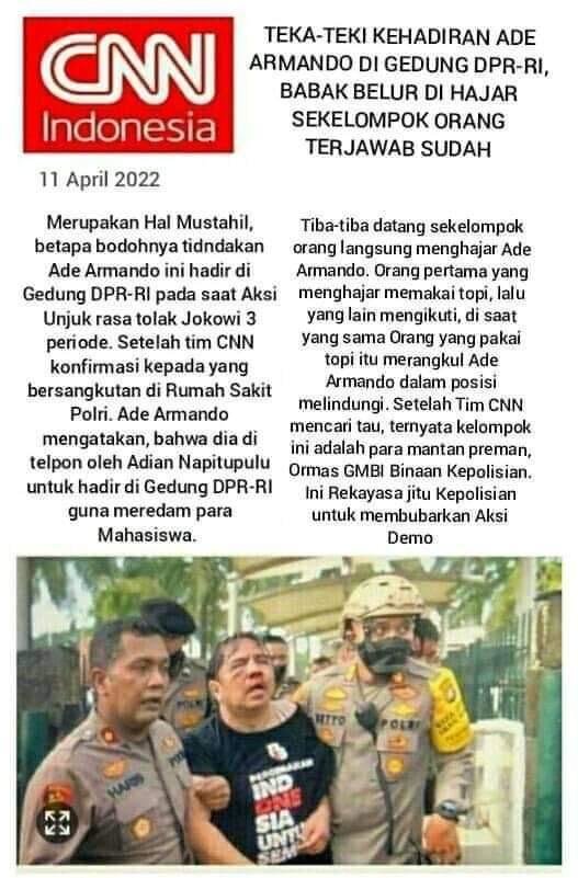 Berita fakta bukan hoaks